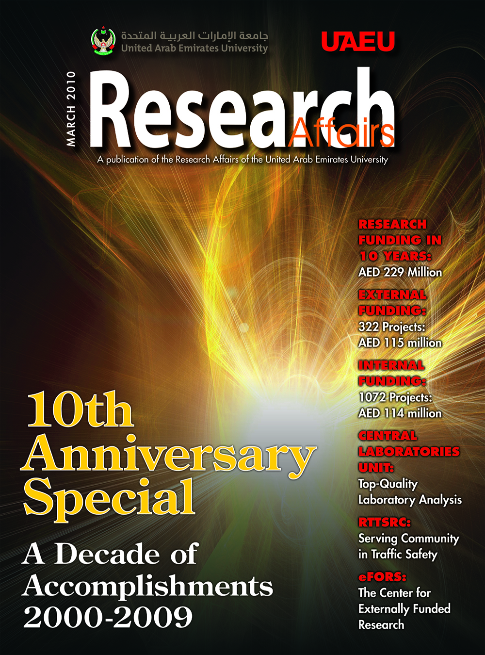 Research Affairs - Magazine produced by Graphite Work