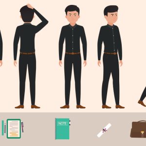 Vector Character Poses Free Download