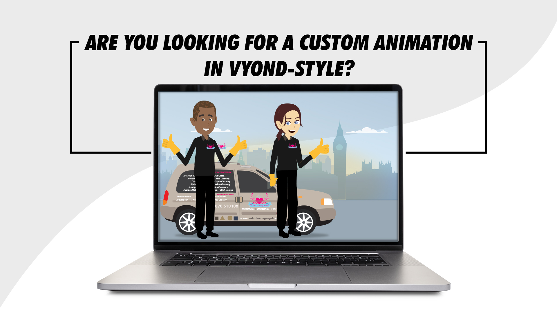Custom animation in Vyond style
