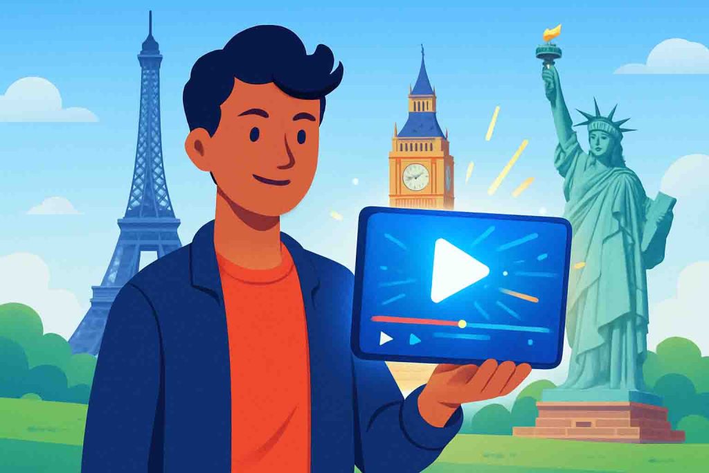 Short animated video service